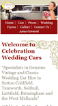 Mobile Screenshot of celebrationweddingcars.com